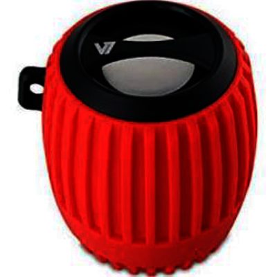 V7 Bluetooth Water Resistant Speaker - Red V7 Bluetooth Water Resistant Speaker - Red